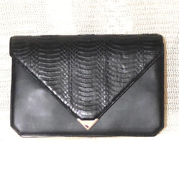 Alexander Wang Handbags - Alexander Wang Prisma Leather Envelope Clutch